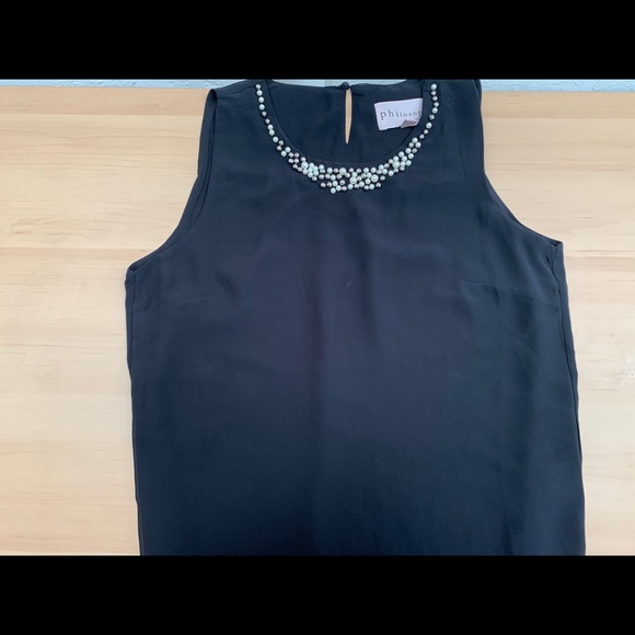 Philosophy Dressy Black Top - Picture 2 of 5